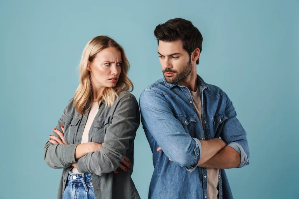 Un couple qui se dispute